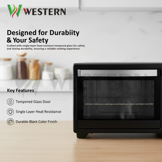 Western Electric Oven W-2416 – 24L Multi-Function Electric Oven | Baking, Grilling, Roasting & Toasting Oven