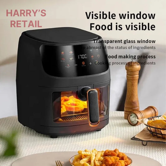 10L Digital Air Fryer – Large Capacity with View Window