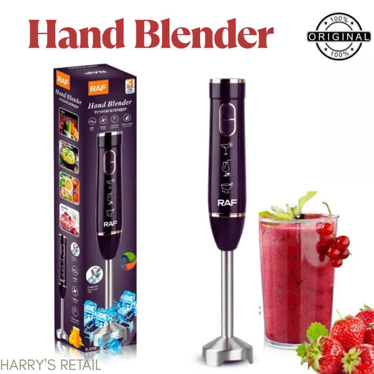 Hand Blender Machine R-294 – 300W Electric Stick Blender | 2 Speed Immersion Blender with 4 Stainless Steel Blades