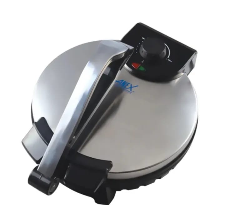 Anex Deluxe Roti Maker – Electric Chapati Maker Machine | Non-Stick Roti, Tortilla & Pancake Maker
