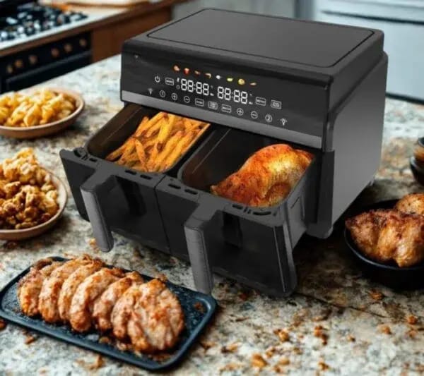 Philips Digital Twin Air Fryer Model 707 XXXL – Dual Basket 10L+ Capacity | 2 Drawer Air Fryer | Oil-Free Cooking