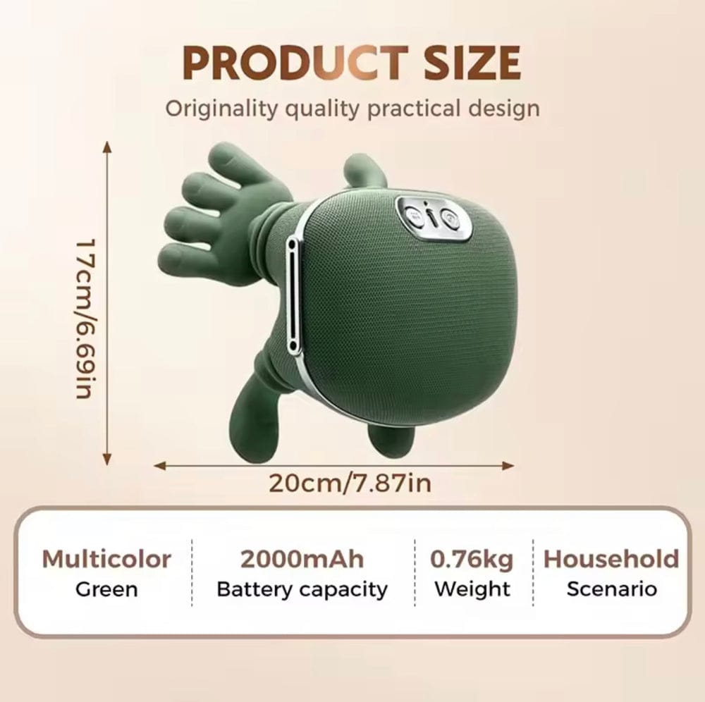 Massager Machine – Hand Kneading Massager with Heat | Rechargeable Neck & Shoulder Massager | 3D Bionic Hand Massage