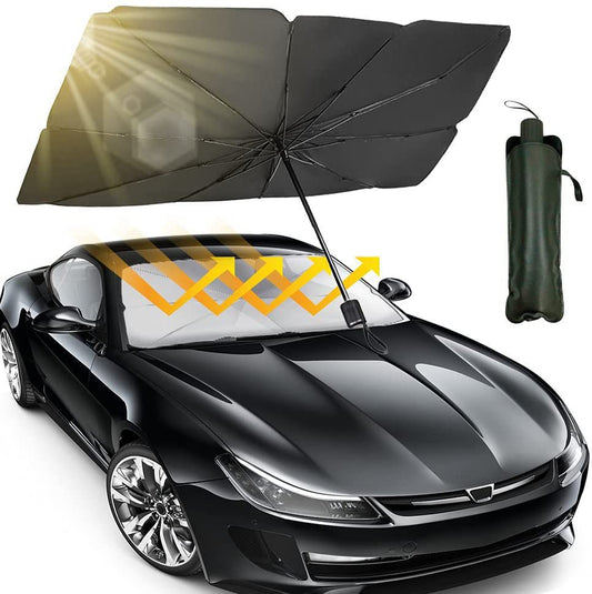 Foldable Car Sunshade Umbrella – UV Protection Windshield Cover | Portable Front Windshield Sun Shade Umbrella Style