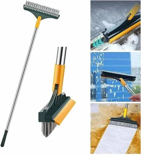 2-in-1 Floor Cleaning Brush with Scraper