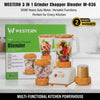 Western 3-in-1 Blender Grinder Chopper W-036 – 350W Electric Juicer Blender | Mini Chopper & Dry Mill Grinder