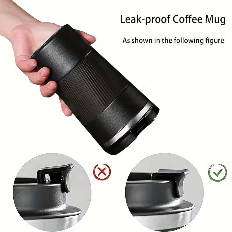 Coffee Tumbler – 510ml Insulated Stainless Steel Coffee Travel Mug | 18/8 Double-Wall Vacuum Tumbler | Airtight Splash-Proof Lid (Multiple Colors)