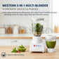 Western 3-in-1 Multi-Blender W-003 – Juicer Blender Machine | 1.5L Jar | Coffee & Spice Grinder
