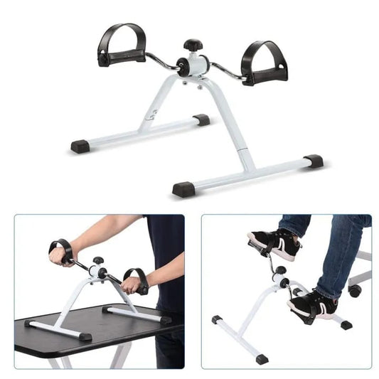 Mini Exercise Cycle – Foldable Pedal Exerciser for Home & Office | Adjustable Resistance Mini Exercise Bike