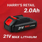 21V Rechargeable Lithium-Ion Battery – High-Quality Battery Pack for Pressure Washer | Long Lasting Power