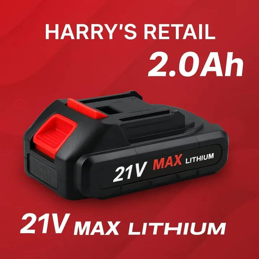 21V Rechargeable Lithium-Ion Battery – High-Quality Battery Pack for Pressure Washer | Long Lasting Power