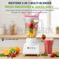 Western 3-in-1 Multi-Blender W-003 – Juicer Blender Machine | 1.5L Jar | Coffee & Spice Grinder