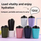 12oz Coffee Mug – 350ml Stainless Steel Coffee Tumbler | Vacuum Insulated Travel Mug with Lid