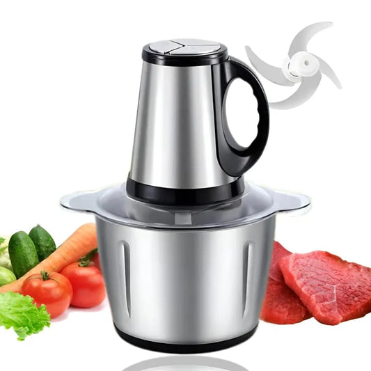 3L Silver Crest Chopper Machine 1000W Powerful Motor | 3 Speed Control Electric Food Chopper
