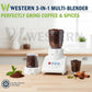 Western 3-in-1 Multi-Blender W-003 – Juicer Blender Machine | 1.5L Jar | Coffee & Spice Grinder