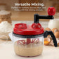 10-in-1 Hand Chopper Mixer Set – Multi-Function Manual Food Chopper | Vegetable, Fruit & Salad Cutter