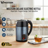 Western Deluxe Electric Kettle W-52 – 1.8L Stainless Steel Electric Kettle | 1500W Fast Boil