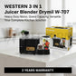 Western 3-in-1 Juicer Blender Dry Mill W-707 – Juicer Blender Machine | Heavy Duty Motor | Blender & Grinder