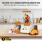 Western 3-in-1 Blender Grinder Chopper W-036 – 350W Electric Juicer Blender | Mini Chopper & Dry Mill Grinder