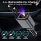 4-in-1 Retractable Car Charger – Fast Charging Car Adapter | Built-in Type-C & iPhone Cables