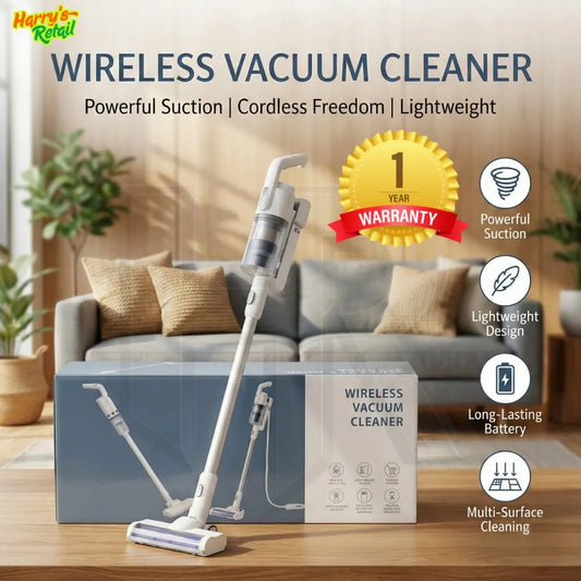 Cordless Stick Vacuum Cleaner – 2-in-1 Lightweight Handheld