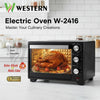 Western Electric Oven W-2416 – 24L Multi-Function Electric Oven | Baking, Grilling, Roasting & Toasting Oven