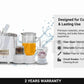 Western 4-in-1 Juicer Blender Grinder W-708 – 750W Heavy Duty Juicer Machine | Blender, Dry Mill & Chutney Grinder | 2-Year Warranty