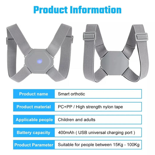 Smart Sensor Posture Corrector – Intelligent Vibration Reminder Belt