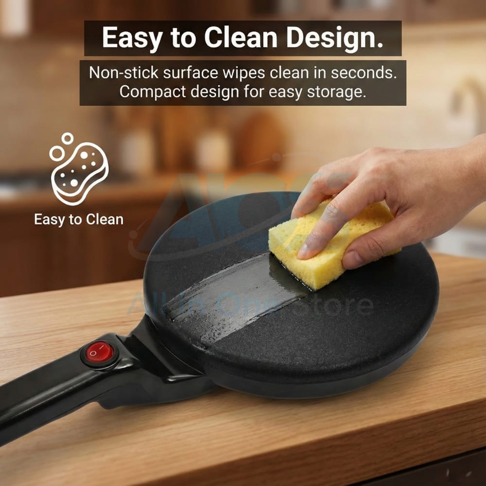 SECO Roti Maker – Non-Stick Electric Chapati Maker | Roti, Tortilla & Crepe Maker Machine