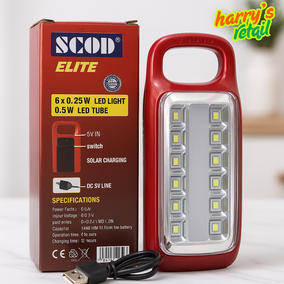 SGOD Elite JPN-290A Rechargeable LED Flashlight – High Lumen Outdoor Torch | Long-Lasting Battery | Waterproof Heavy Duty Flashlight