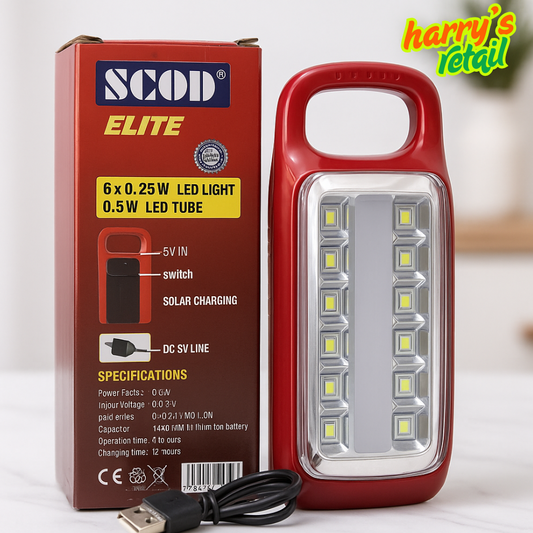 SGOD Elite JPN-290A Rechargeable LED Flashlight – High Lumen Outdoor Torch | Long-Lasting Battery | Waterproof Heavy Duty Flashlight