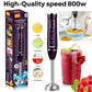 Hand Blender Machine R-294 – 300W Electric Stick Blender | 2 Speed Immersion Blender with 4 Stainless Steel Blades