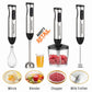 5-in-1 Hand Blender – Silver Crest SC-715 | 1000W Powerful Stick Blender | Chopper, Whisk, Frother & Beaker | Stainless Steel Shaft