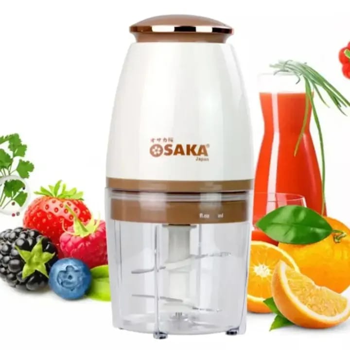 Osaka 1 Litre Electric Chopper Machine – Powerful Food Processor & Mini Blender | Stainless Steel Bowl | Sharp Blades