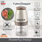 Osaka 1 Litre Electric Chopper Machine – Powerful Food Processor & Mini Blender | Stainless Steel Bowl | Sharp Blades