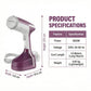 Silver Crest Garment Steamer – 1600W Powerful Clothes Steamer | Fast Heat-Up Wrinkle Remover | 300ml Water Tank