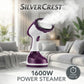 Silver Crest Garment Steamer – 1600W Powerful Clothes Steamer | Fast Heat-Up Wrinkle Remover | 300ml Water Tank
