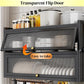Over Sink Dish Rack – Multifunctional Kitchen Sink Organizer | Double Layer Storage Rack with Dish Holder, Knife Holder, Chopping Board Rack & Hooks