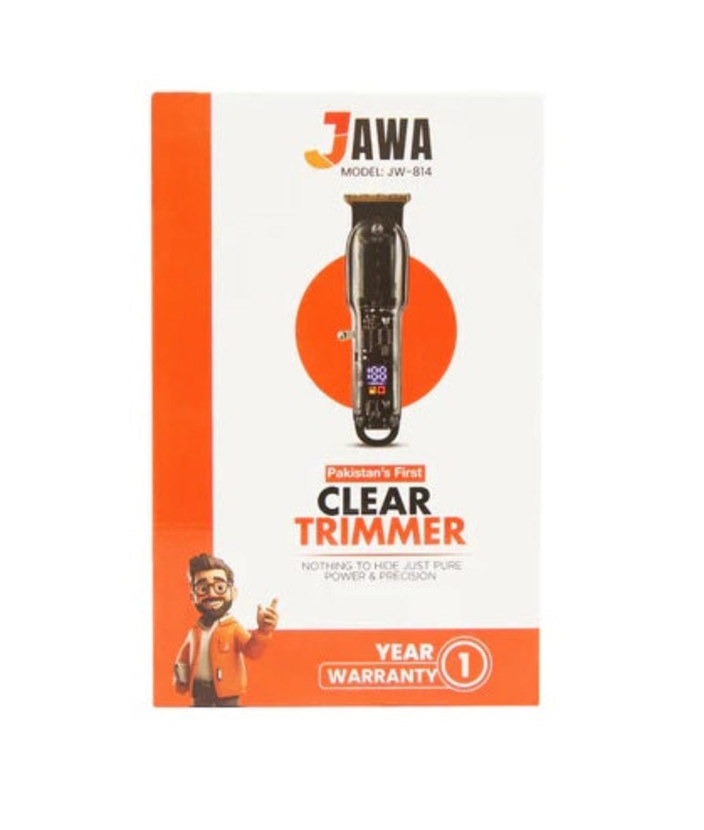 JAWA JW-814 Cordless Beard & Hair Trimmer for Men – Professional Grooming Clipper |Adjustable Comb Guides