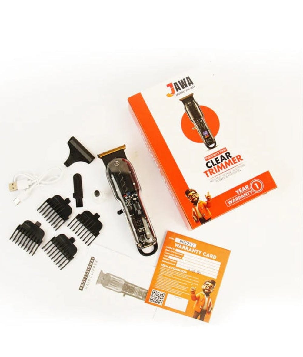 JAWA JW-814 Cordless Beard & Hair Trimmer for Men – Professional Grooming Clipper |Adjustable Comb Guides