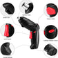 Cordless Screwdriver Drill – 47 PCS Mini Electric Screwdriver Kit | Rechargeable Power Drill with USB Charging | Forward & Reverse Rotation | Flexible Extension Shaft