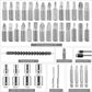 Cordless Screwdriver Drill – 47 PCS Mini Electric Screwdriver Kit | Rechargeable Power Drill with USB Charging | Forward & Reverse Rotation | Flexible Extension Shaft