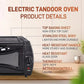 Electric Tandoor Oven – Ancher Plus 1700W | Multi-Function Roti Maker Oven | Pizza, Roti & Naan Oven | 1 Year Warranty