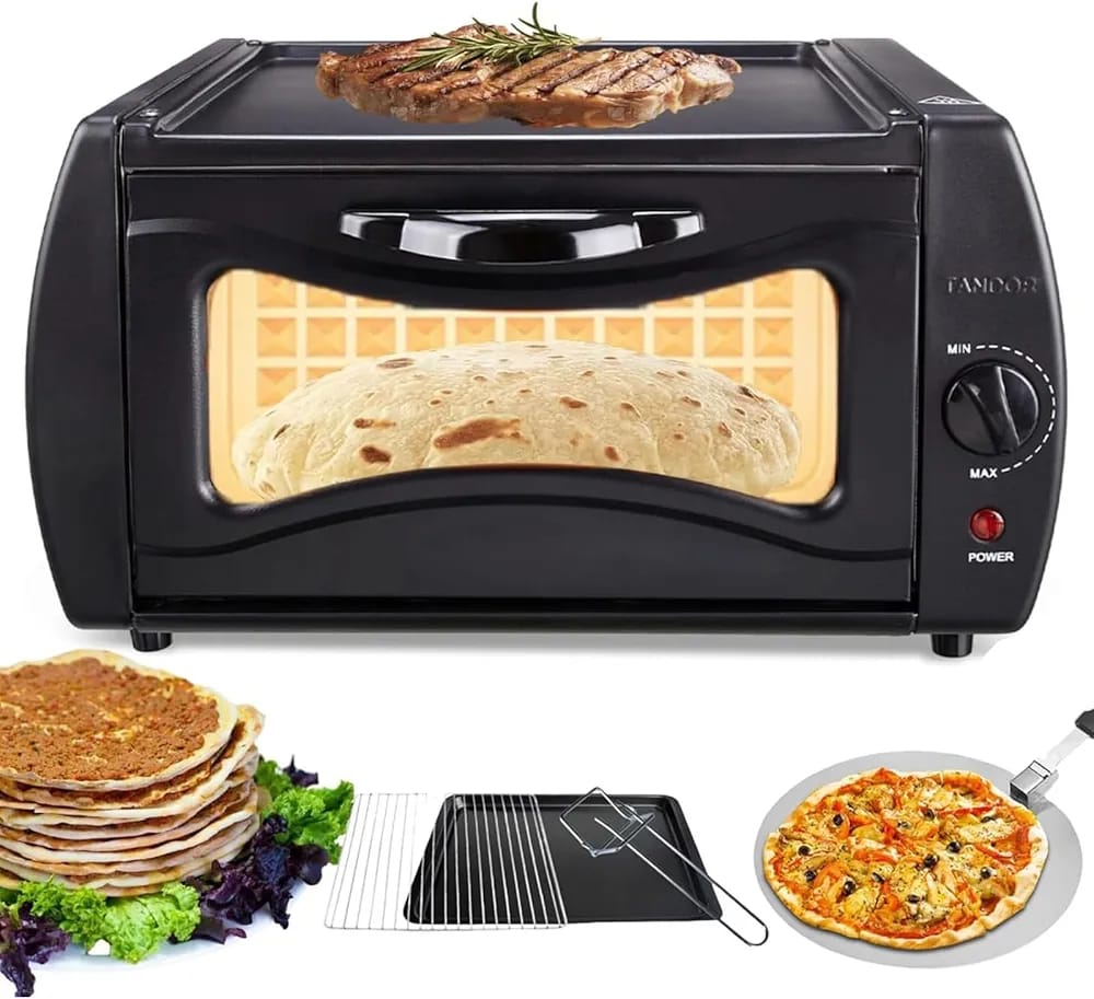 Electric Tandoor Oven – Ancher Plus 1700W | Multi-Function Roti Maker Oven | Pizza, Roti & Naan Oven | 1 Year Warranty