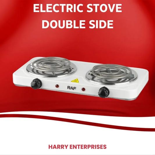 Raf Double Stove Hot Plate – Electric Stove & Cooking Machine| Multi-Functional Electric Cooker