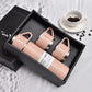 Vacuum Flask Set – 500ml Thermos Bottle with 3 Steel Cups | Travel Water Bottle & Mug Set | Hot & Cold Thermal Flask