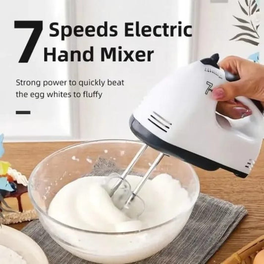 Electric Hand Mixer – 5 Speed 180W Egg Beater | Handheld Whisk Blender | Cake & Baking Mixer for Kitchen