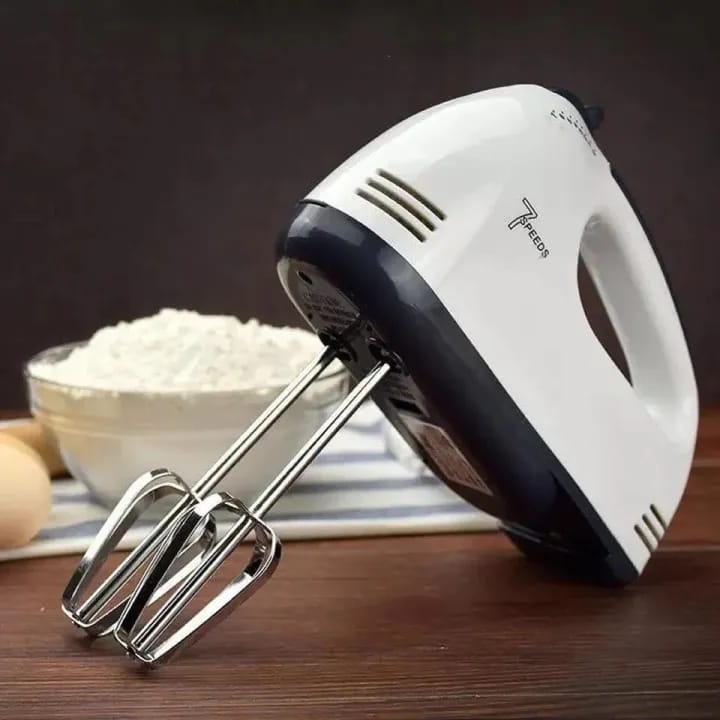 Electric Hand Mixer – 5 Speed 180W Egg Beater | Handheld Whisk Blender | Cake & Baking Mixer for Kitchen