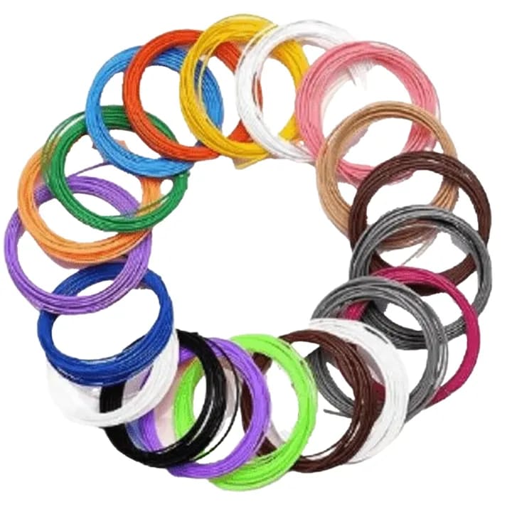 3D Pen Wires – PLA Filament Refill 1.75mm | 3D Pen Filament for 3D Printing Pen | 5m Roll Multicolor