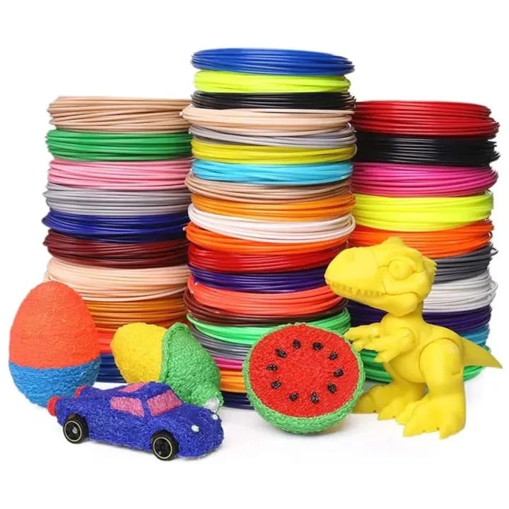 3D Pen Wires – PLA Filament Refill 1.75mm | 3D Pen Filament for 3D Printing Pen | 5m Roll Multicolor