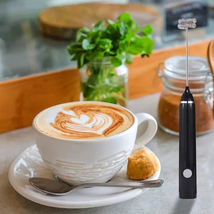Rechargeable Coffee Beater & Egg Whisker – Portable Hand Mixer, Frother & Foamer | USB Charging